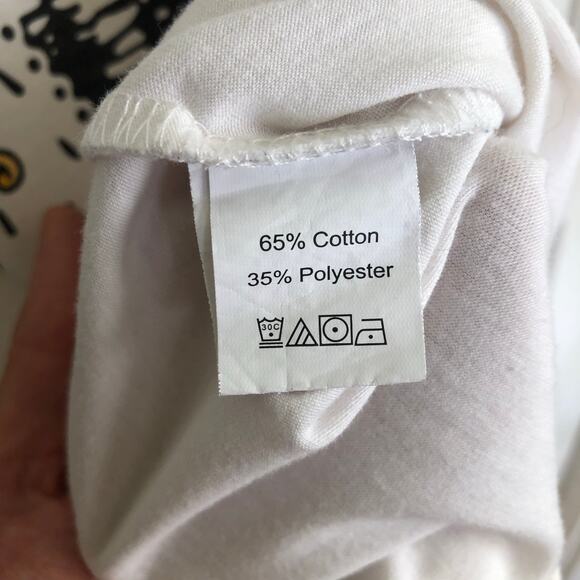 Human Haters Club Alien Cat White Graphic T-shirt Women’s Medium Avant Garde - Picture 5 of 11